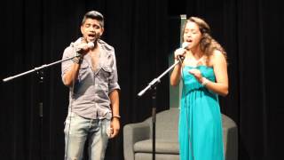 Khem & Francette performing at the Talent Show (Glendon Explore Program, Spring 2012)