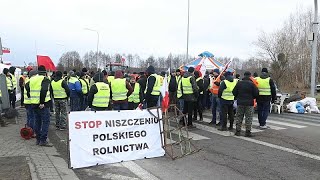 На востоке Польши фермеры протестуют против ввоза продукции из Украины