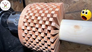 Woodturning : A spectacular project 😳👍