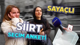 Siirt Sokak Röportajı Sayaçli Ak Parti Mi? Dem Parti Mi? Siirtte Hangi Parti Kazanacak?