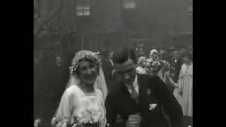 A wedding party circa 1912