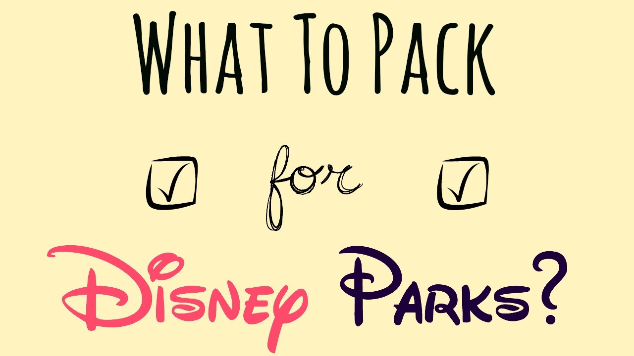 What To Bring Into Walt Disney World Parks YouTube What To Bring Into Walt Disney World Parks YouTube