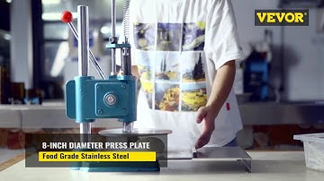 VEVOR Manual Pizza Dough Press Machine, 9.5inch/24cm Household Pizza Pastry