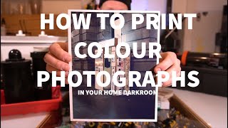 How to print colour photos in a darkroom