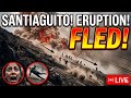 Tourists Fled Santiaguito Volcano When it Suddenly Erupted, Guatemala