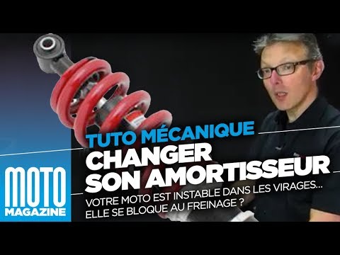 Comment changer son amortisseur moto - Tuto mécanique moto