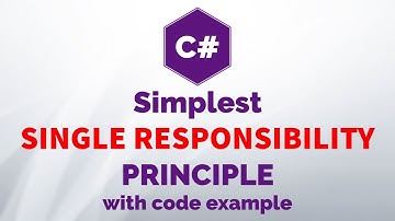 Simplest Single Responsibility Principle with Code Example in C#