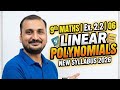 9th Maths Exercise 2.2 Question 6| Linear Polynomials | New Syllabus 2026