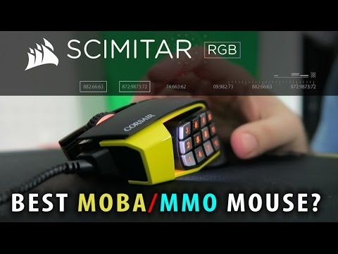 Corsair SCIMITAR RGB Mouse Review - MOBA/MMO Mouse
