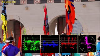 Waveform, Vectorscope and Histogram (MDIN-640/620)
