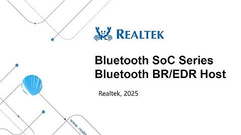 Bluetooth SoC Series SDK Training – Bluetooth BR/EDR Host