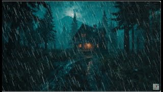 Meditate to the Sound of Rain Outside a Cabin#빗소리  #ASMR #rain