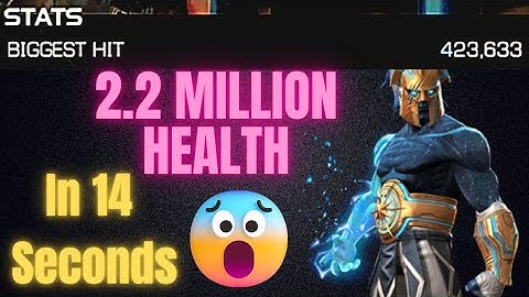 Aegon is King of Damage. He took 2.2 million health in 14 seconds Aegon vs. Bahamet mcoc hearthacker