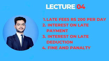 What are the consequences of TDS defaults and non-payment to government? Late fees, Interest, on TDS