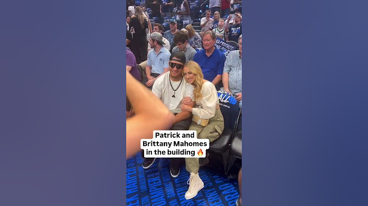 The Mahomes’ pulled up to Game 3 of Thunder-Mavs 🤩 #shorts