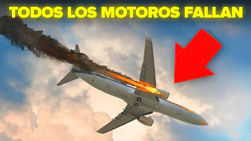 ¿Qué ocurre si fallan todos los motores de un avión?