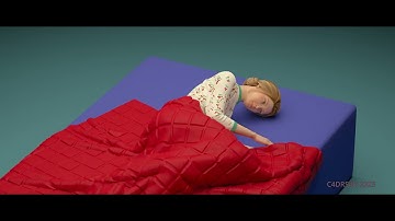 iClone to Cinema 4D: Sleepless #2 - A Quick Cinema4D R2023.2 Cloth Test | 4K HDR | Redshift Render