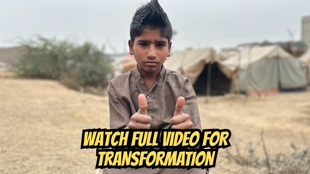 ASMR Haircut of a SLUM KID l ROADSIDE BARBER ✂️