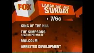 FOX Laugh Out Loud Sunday for November 9th 2003
