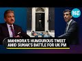 ‘Slippers outside’: Anand Mahindra’s ‘desi’ meme on Rishi Sunak as British PM goes viral