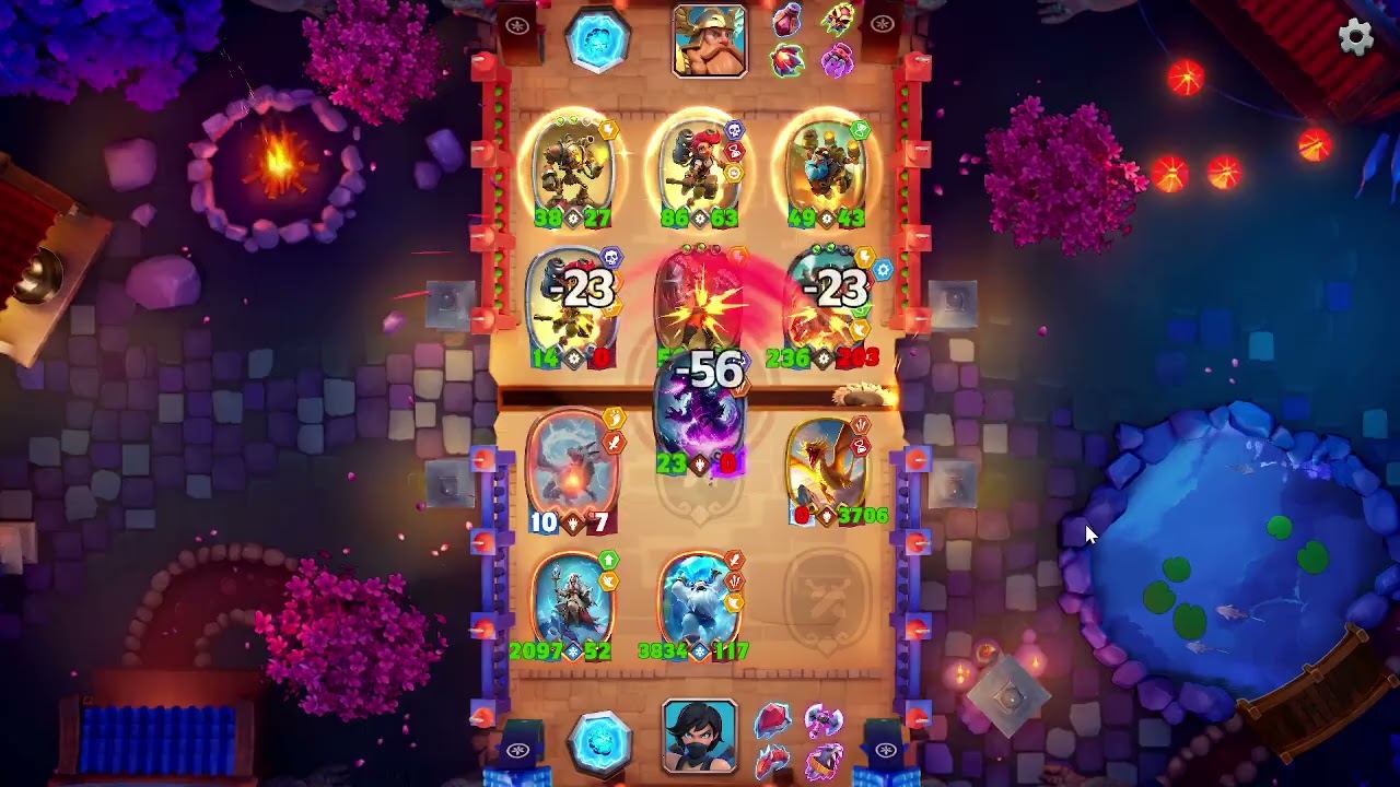 Arcane Rush Saya Dragons & Nords 1st Arena Fight