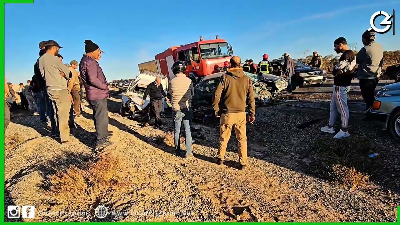 جرسيف | إصـ.ـابة خمسة أشخاص جراء إصطـ.ـدام سيارتين بطريق تادرت