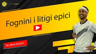 Fabio Fognini - Litiga con arbitri e giocatori - Crazy Moments Spitting Drama Gate