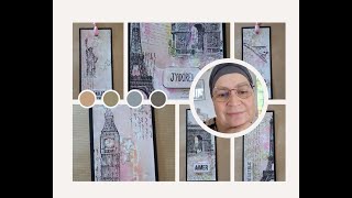 SCRAP Tuto Marques Pages et Carte VOYAGE