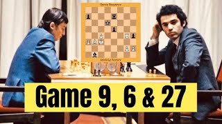 Karpov vs Kasparov | World Championship Match • Game 9, 6 & 27 (1984/85)