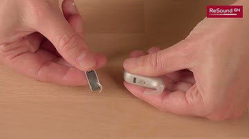 How to insert and remove DAI shoe on ReSound ONE Power BTE