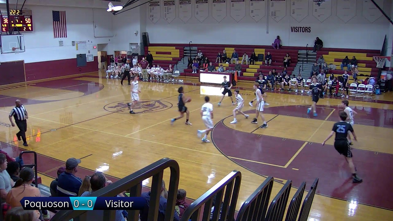Poquoson JV Boys Basketball vs Warhill YouTube