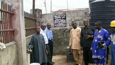 Water well project in Nigeria