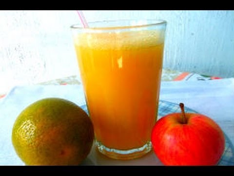 RECEITA DE SUCO NATURAL DE MAÇÃ COM LARANJA SAUDÁVEL E FÁCIL DE FAZER