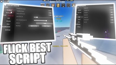 FLICK Script NO KEY - Aimbot, ESP, Triggerbot, Hitbox Expander (Roblox)