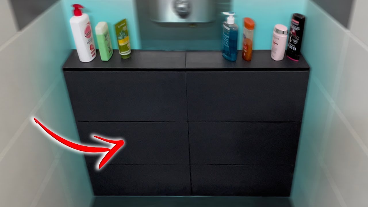 JE CONSTRUIS UN BANC DANS UNE DOUCHE !