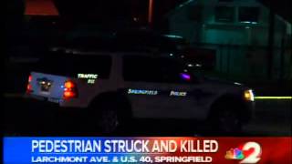 Pedestrian struck, killed in Springfield
