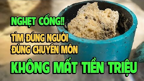 Thông tắc cống nghẹt, hút hầm cầu - Hotline 0933629226