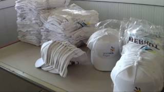 Нанесение логотипа World Skills Shygys на футболки и бейсболки в типографии