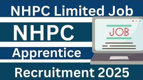 NHPC apprentice recruitment 2025| NHPC limited apprentice bharti 2025 #nhpc #aprentice