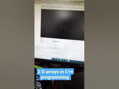 2D arrays in C++ programming||program of 2D arrays||C++programming by ...