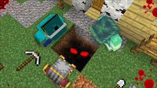 Minecraft DANGEROUS DON'T DIG STRAIGHT DOWN / NEVER DIG DOWN IN YOUR MINECRAFT WORLD !! Minecraft