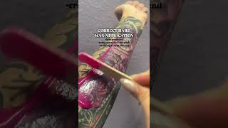Correct Hard Wax Application