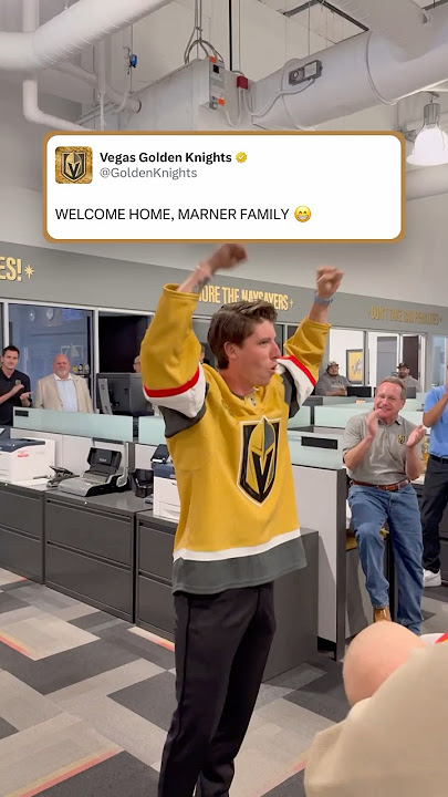 Welcome to Vegas, Mitch! 🎰🥁 #marner #vgk #nhl