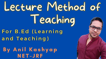 Lecture Method of Teaching |For B.Ed (Learning and Teaching)| By Educationphile