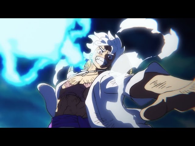 Gear 5 Luffy Infuses his Awakening into Lightning Power Vs. Kaido (English  Sub) 