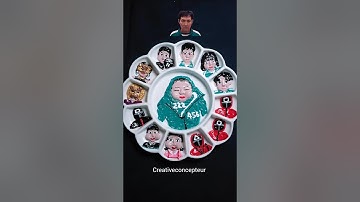 Squid Game 3 color mixing #shorts