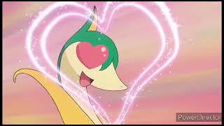 Snivy gives the love beat to Servine (Katie's Dentist Appointment)