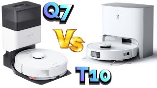 Ecovacs T10 Plus VS Roborock Q7 Max+ | Top Self Emptying Robots for 2022