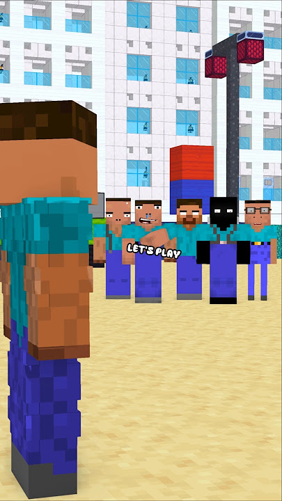 Herobrine's Friend Is Not Lonely Again #friendship #shorts #trending #anime