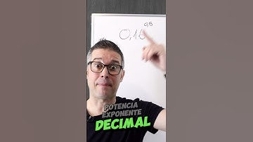 ✨POTENCIA con exponente DECIMAL #matemáticas #potencias #educativo